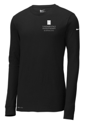 NIKE Dri-FIT COTTON/POLY LONG SLEEVE TEE